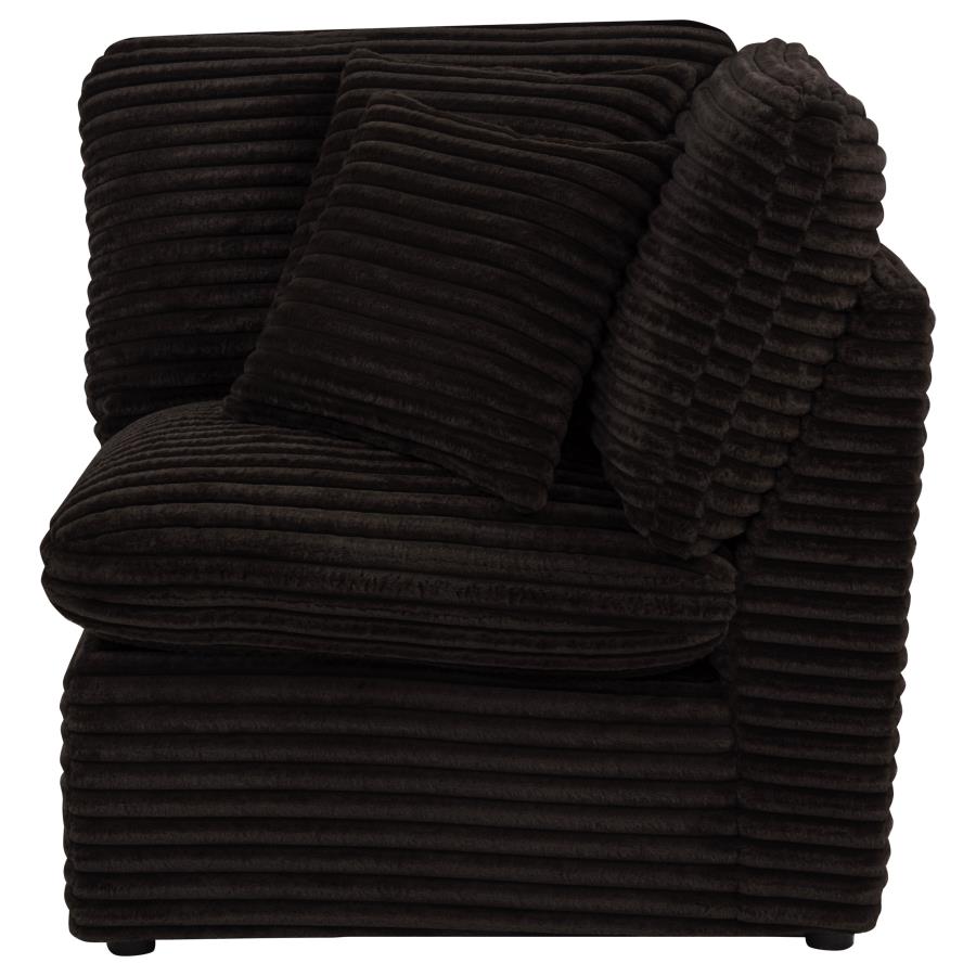 Collins Modular Corner Chair Chocolate Brown