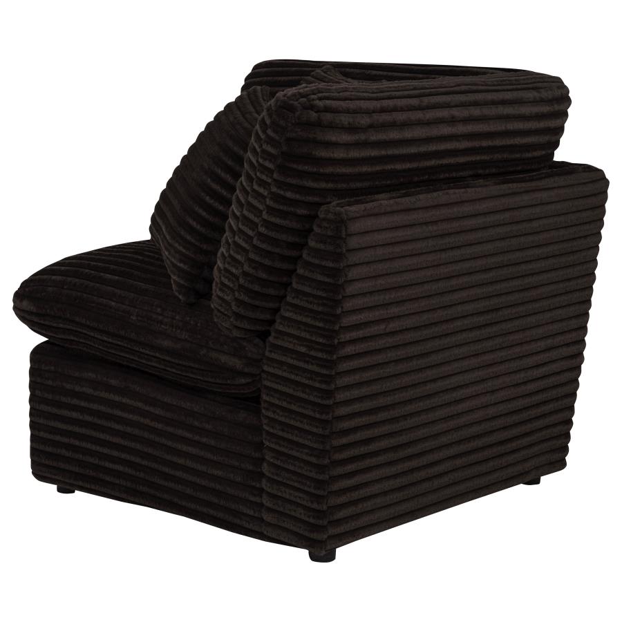 Collins Modular Corner Chair Chocolate Brown