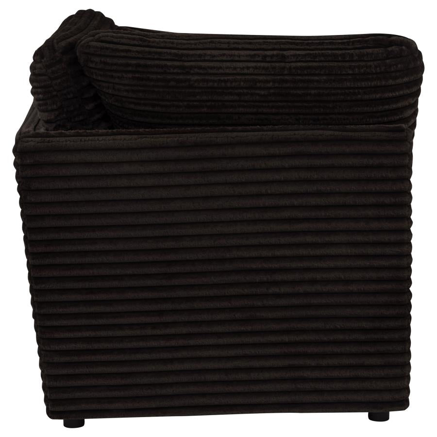 Collins Modular Corner Chair Chocolate Brown