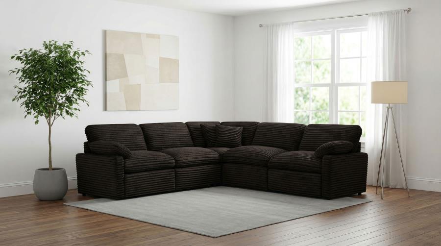 Collins Modular LAF Power Recliner Chocolate Brown