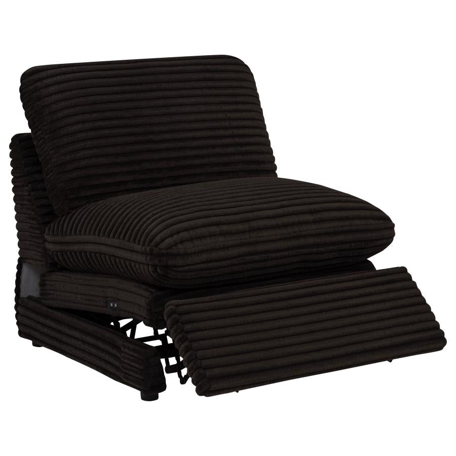Collins 5-Piece Power Reclining Home Theater Seating Chocolate Brown
