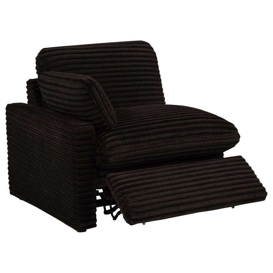 Collins 5-Piece Power Reclining Home Theater Seating Chocolate Brown