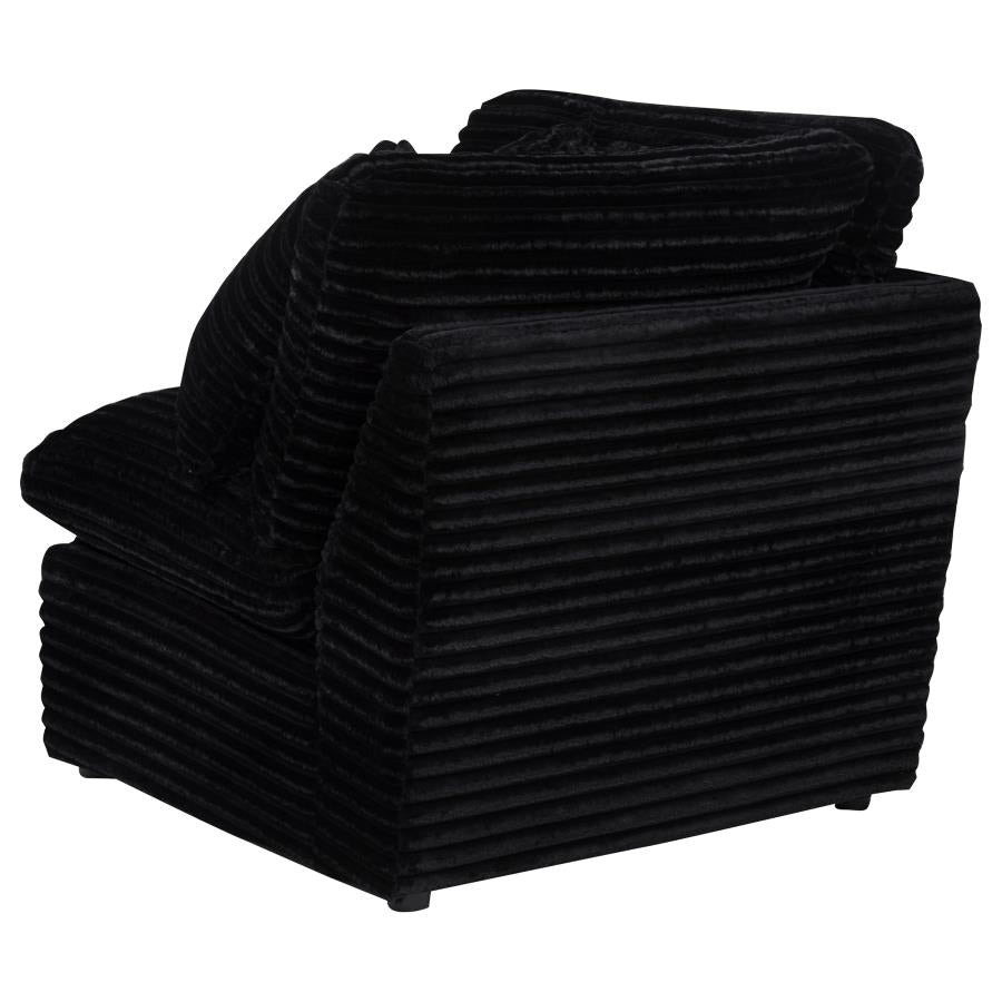 Collins Modular Corner Chair Black