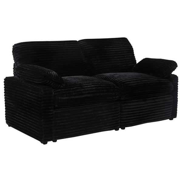 Collins Modular Power Loveseat Black