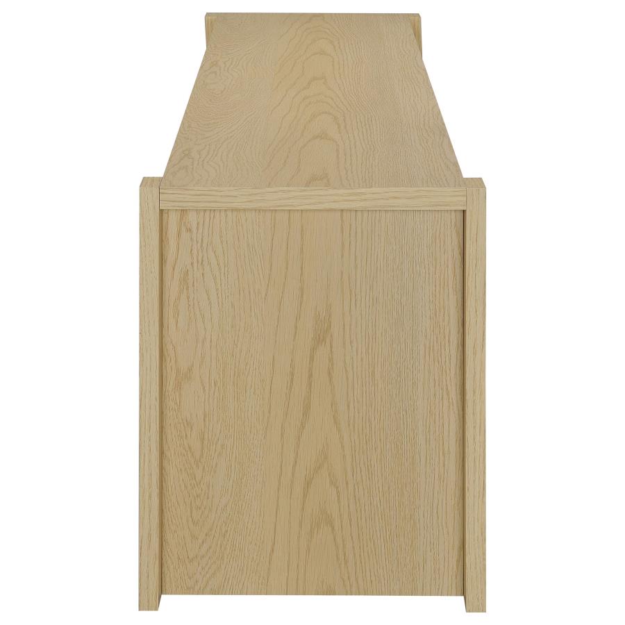 Laurelton 78-inch 4-door TV Stand Media Console Light Oak