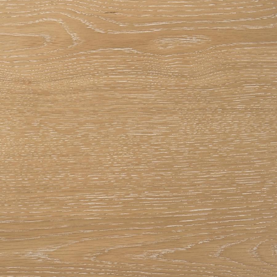Ottowa 36-inch Round Wood Cocktail Coffee Table Light Oak