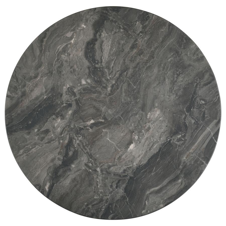 Bradley 2-Piece Round SmartTop Coffee Table Set Smokey Grey and Brown