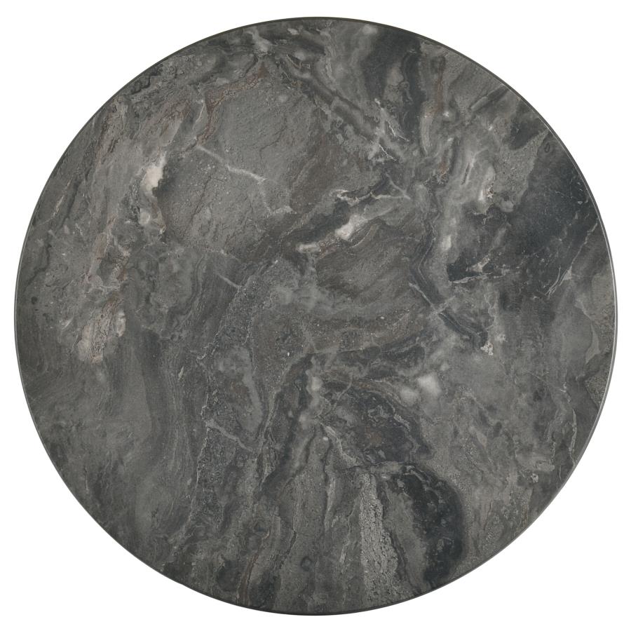 Bradley 3-Piece Round SmartTop Coffee Table Set Smokey Grey and Brown