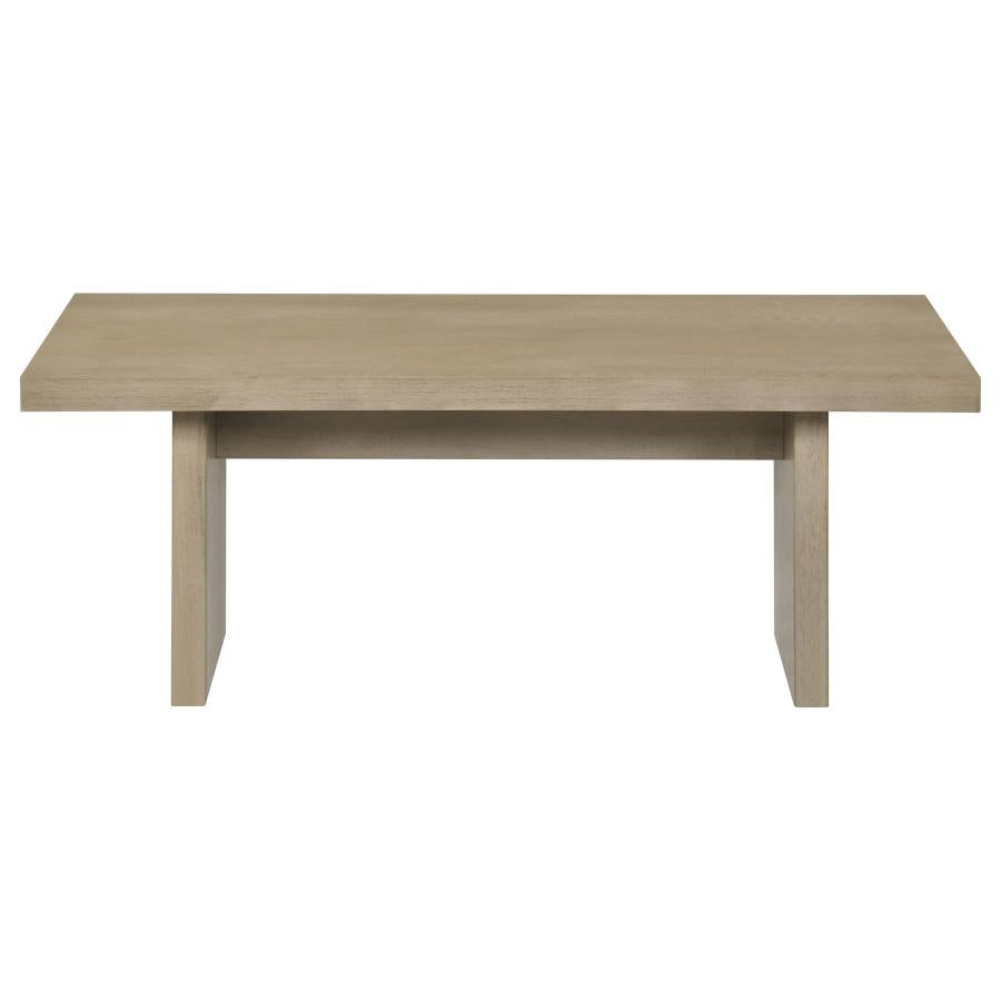 Decker 2-piece Coffee and End Table Set Natural Oak