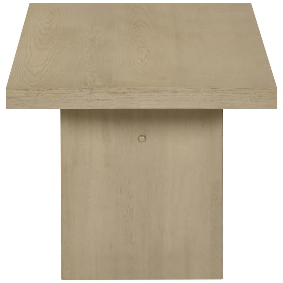 Decker 3-piece Coffee and End Table Set Natural Oak
