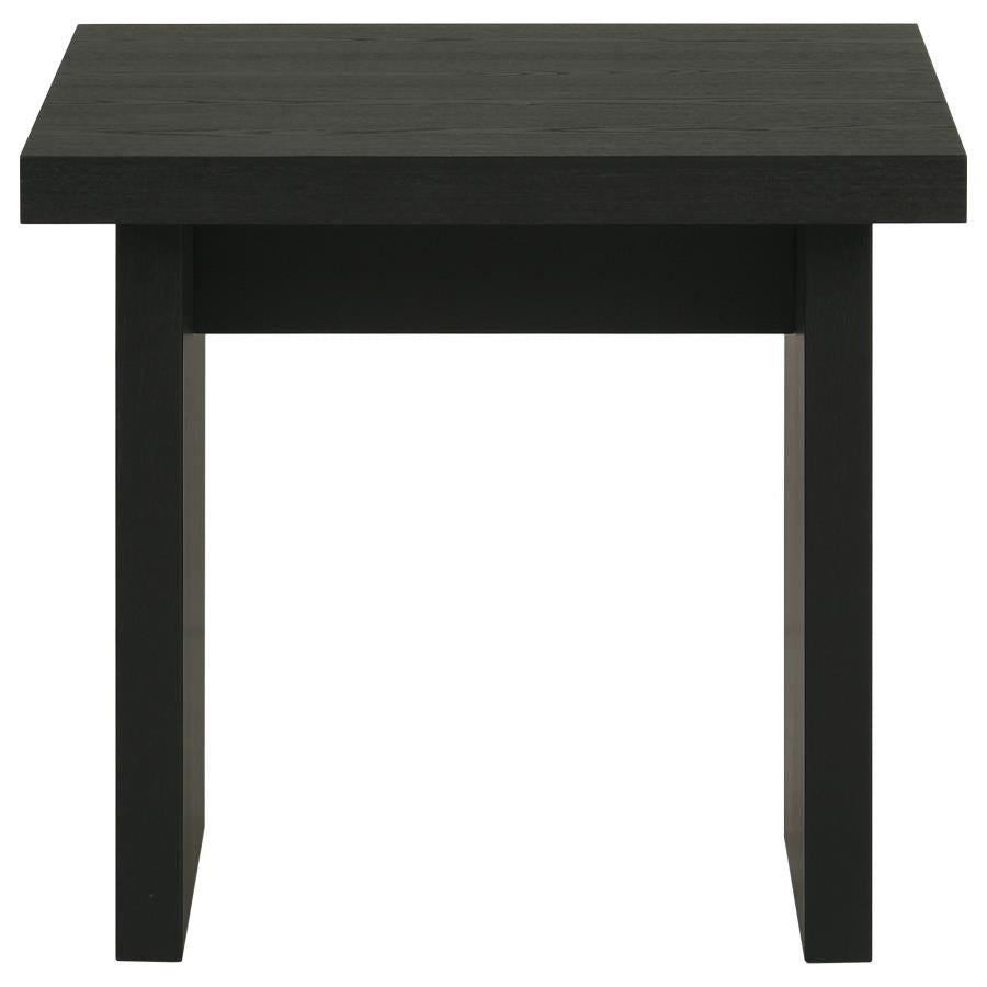 Decker 2-piece Coffee and End Table Set Black