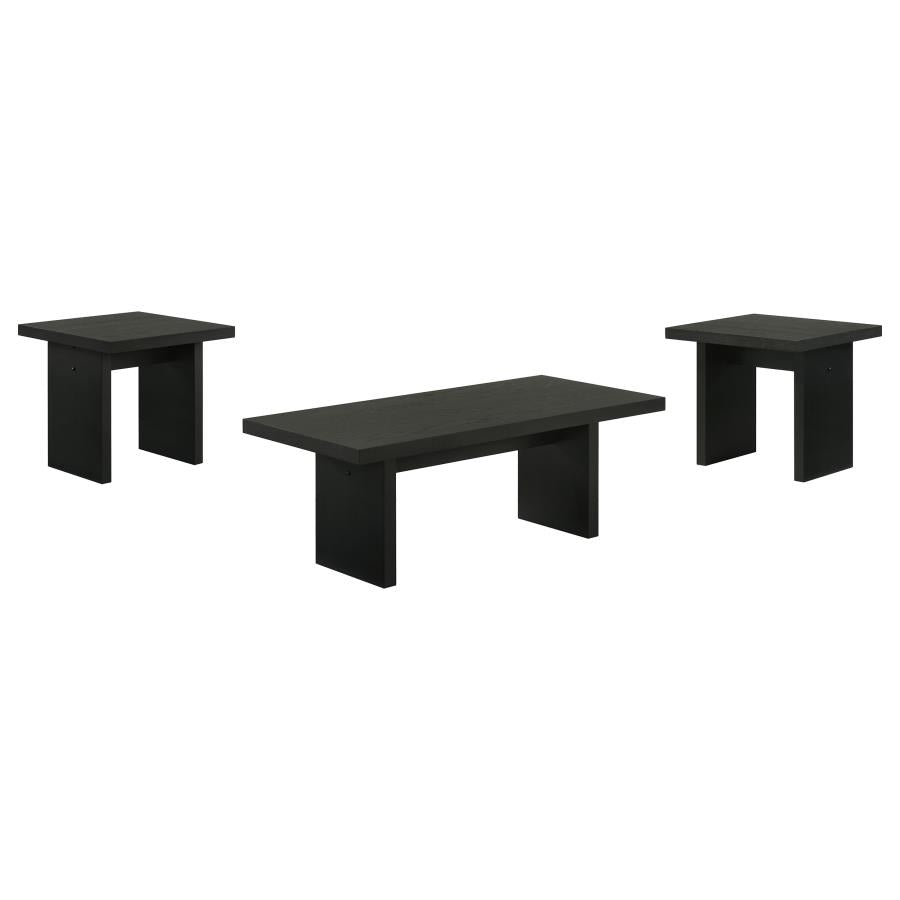 Decker 3-piece Coffee and End Table Set Black
