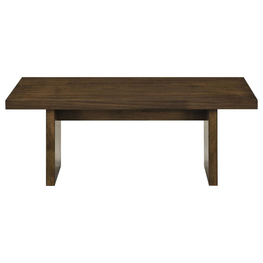 Decker 47-Inch Rectangular Cocktail Coffee Table Walnut