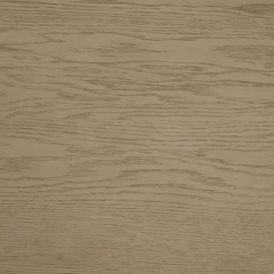 Hamlyn Round Fluted Occasional Side End Table Natural Oak