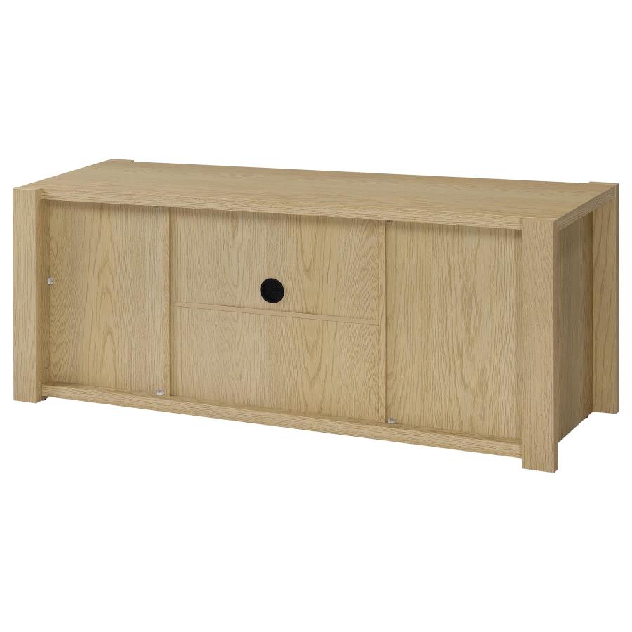 Laurelton 3-piece Entertainment Center TV Stand Light Oak