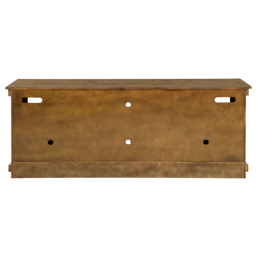 Payne 70-inch TV Stand Media Console Distressed Brown