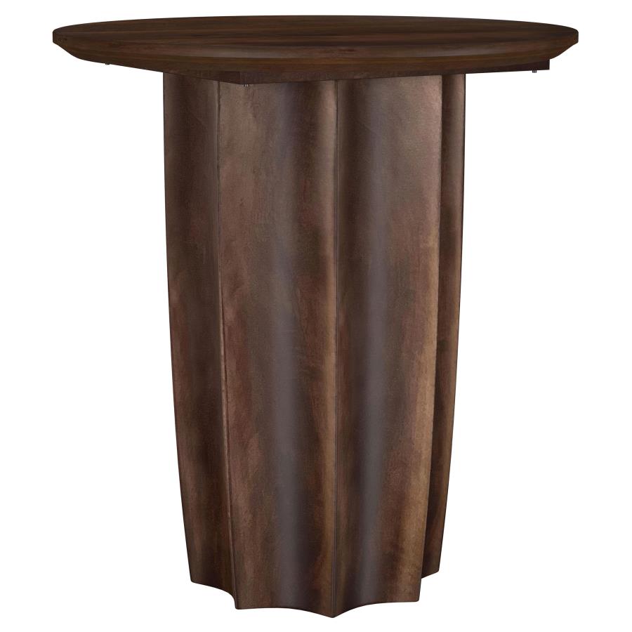 Cayenne 2-piece Solid Mango Wood Coffee Table Set Walnut