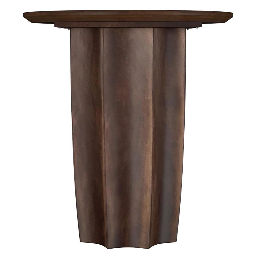 Cayenne 2-piece Solid Mango Wood Coffee Table Set Walnut
