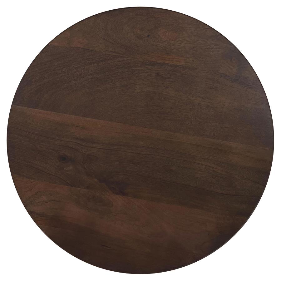 Cayenne 2-piece Solid Mango Wood Coffee Table Set Walnut