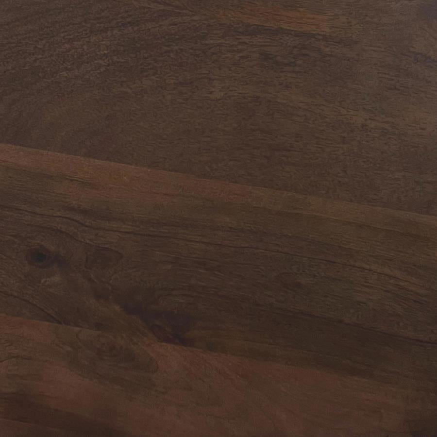 Cayenne 2-piece Solid Mango Wood Coffee Table Set Walnut