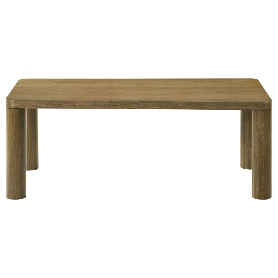 Castlewood 3-piece Cocktail Coffee Table Set Brown Oak