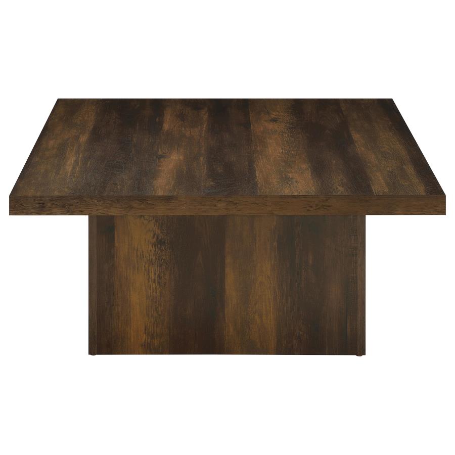 Devar 3-piece Square Coffee and End Table Set Dark Pine