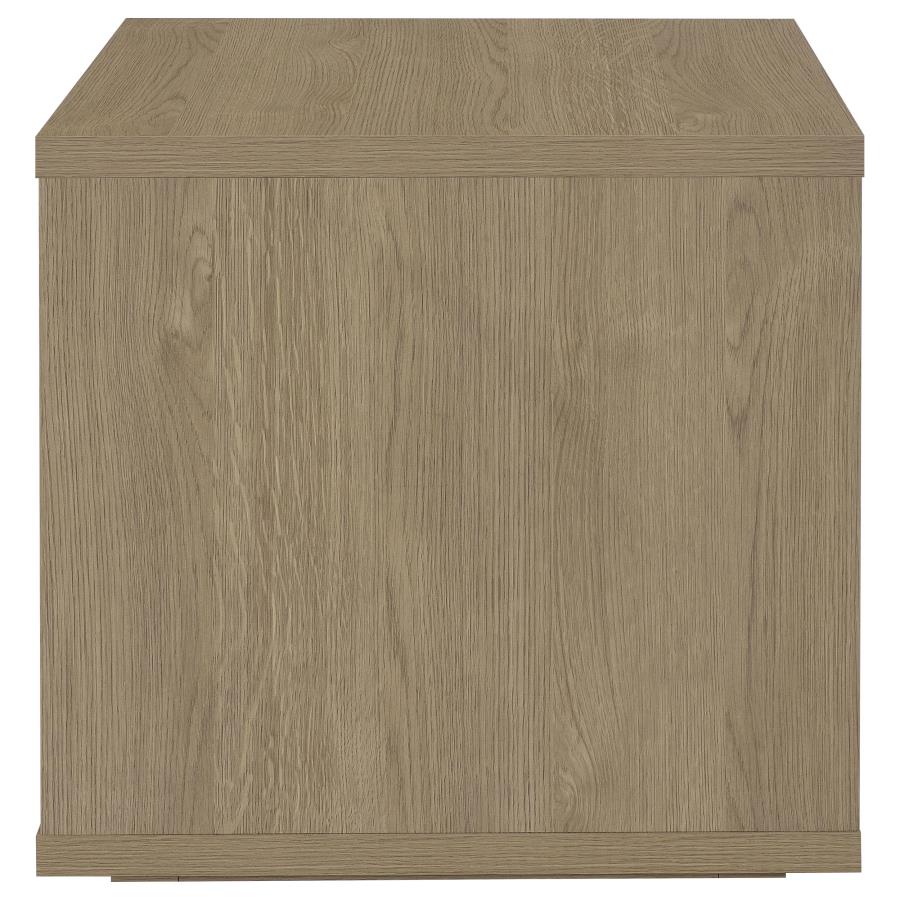 Ingram 2-Piece Coffee and End Table Set with Storage Latte