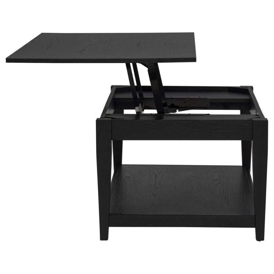 Lindenton Lift-Top Occasional Cocktail Coffee Table Black