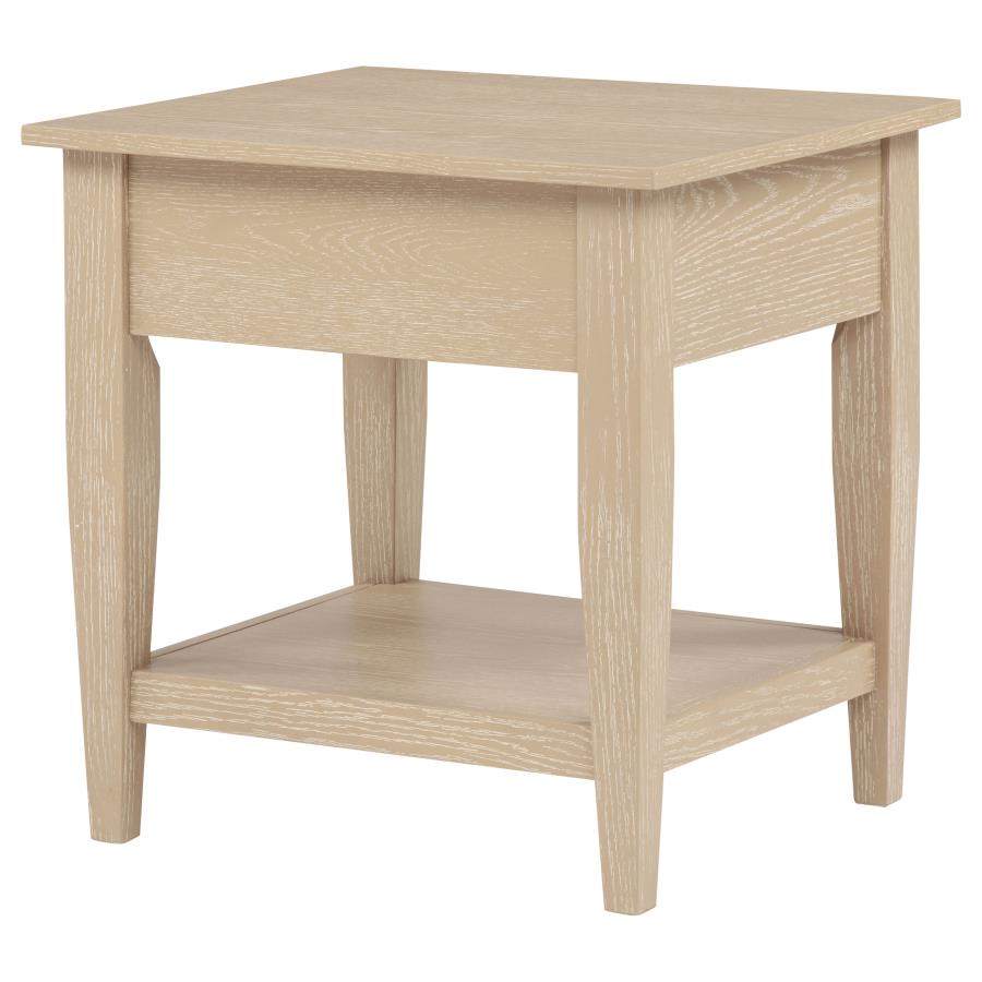 Lindenton 1-drawer Wood Occasional Side End Table Blonde