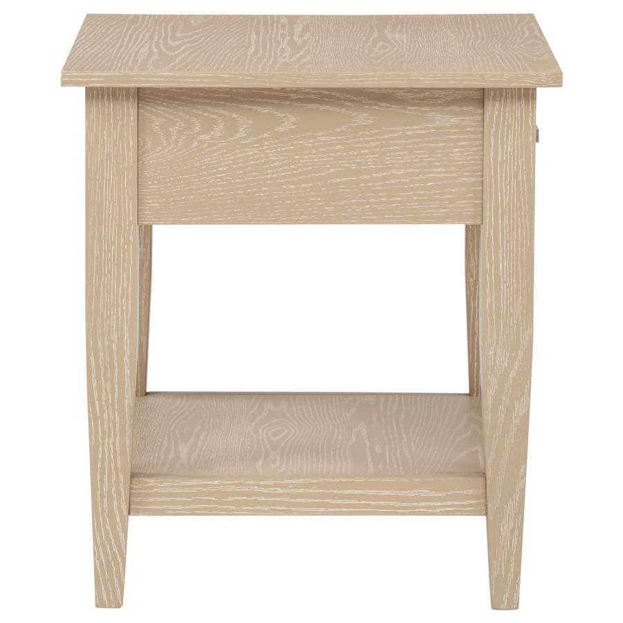 Lindenton 1-drawer Wood Occasional Side End Table Blonde