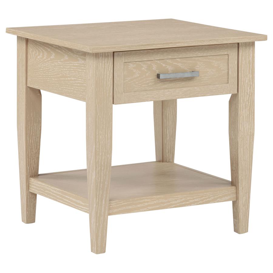 Lindenton 3-piece Wood Lift-Top Coffee and End Table Set Blonde