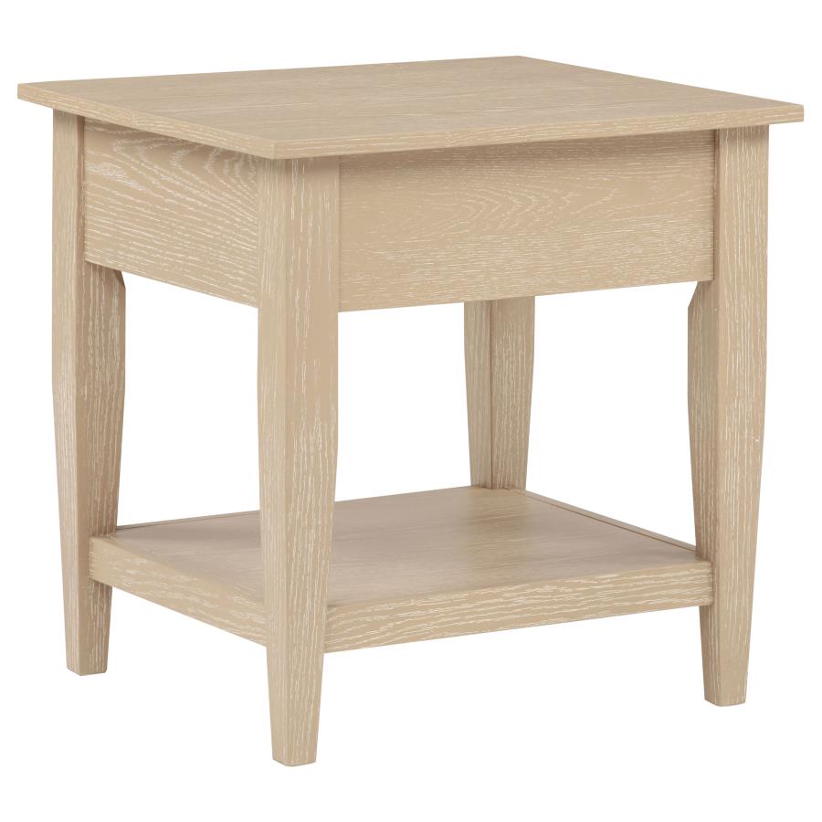 Lindenton 3-piece Wood Lift-Top Coffee and End Table Set Blonde