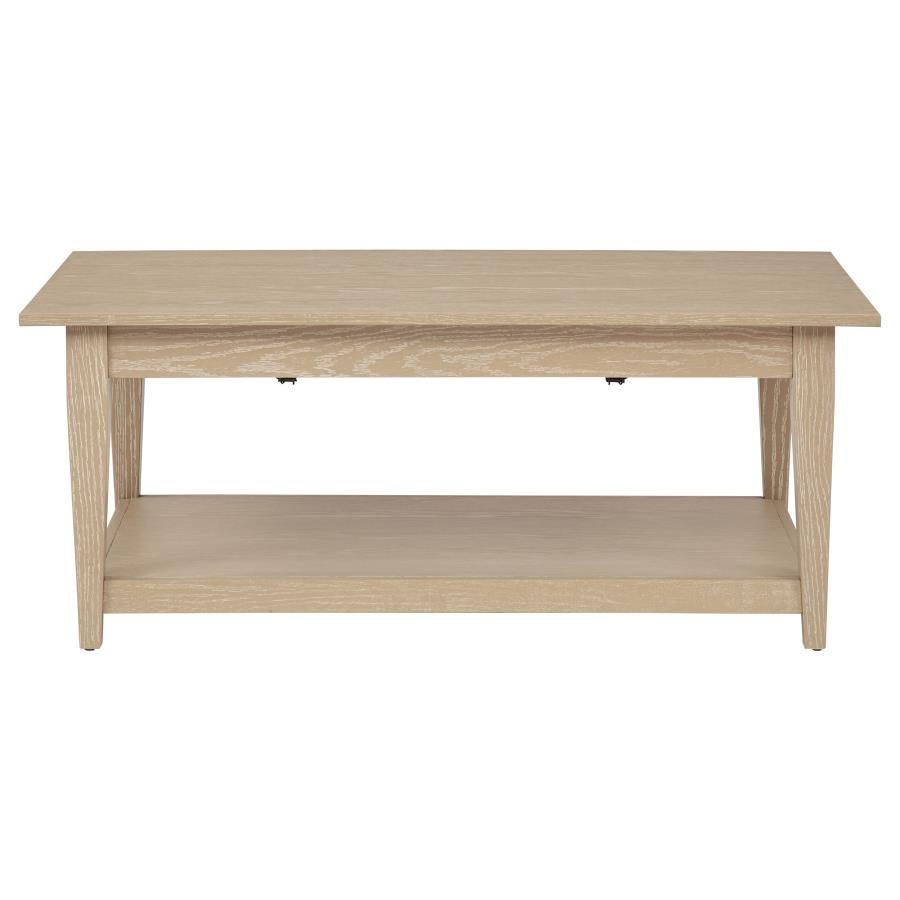 Lindenton Lift-Top Occasional Cocktail Coffee Table Blonde