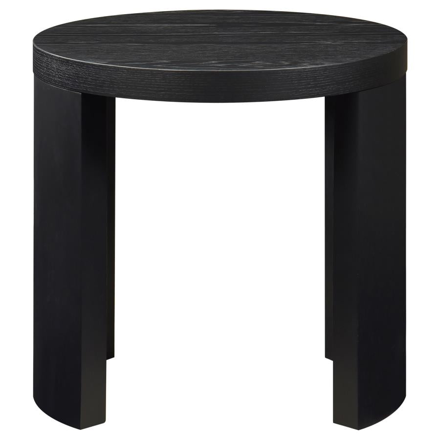Sweeney 2-piece Coffee and End Occasional Table Set Black