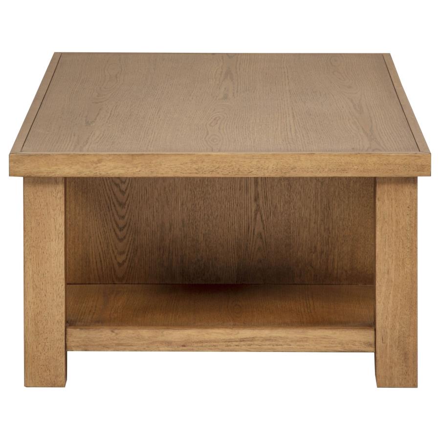 Beasley 2-Piece Wood Coffee Table Set Golden Oak