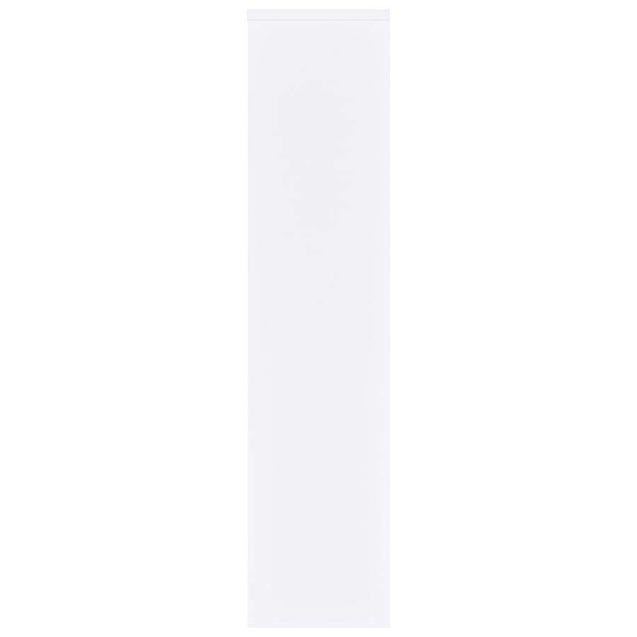 Laughlin 4-shelf Engineered Wood Media Tower White