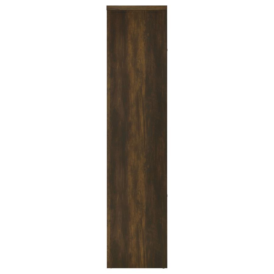 Laughlin 4-shelf Engineered Wood Media Tower Dark Pine