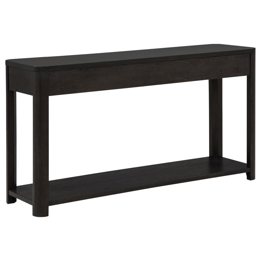 Marcelo Sofa Console Table with 2 Drawers and Shelf Coffee