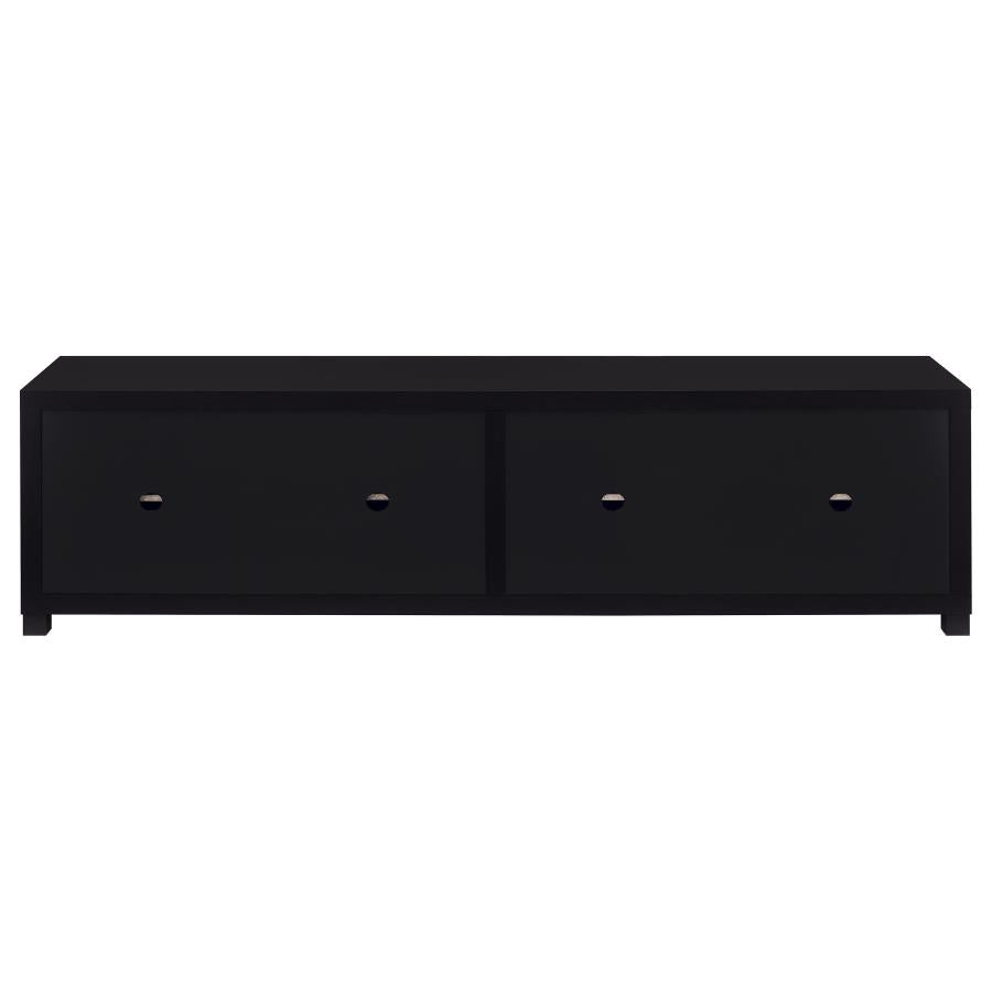 Sachin 4-door Engineered Wood 79-inch TV Stand Black