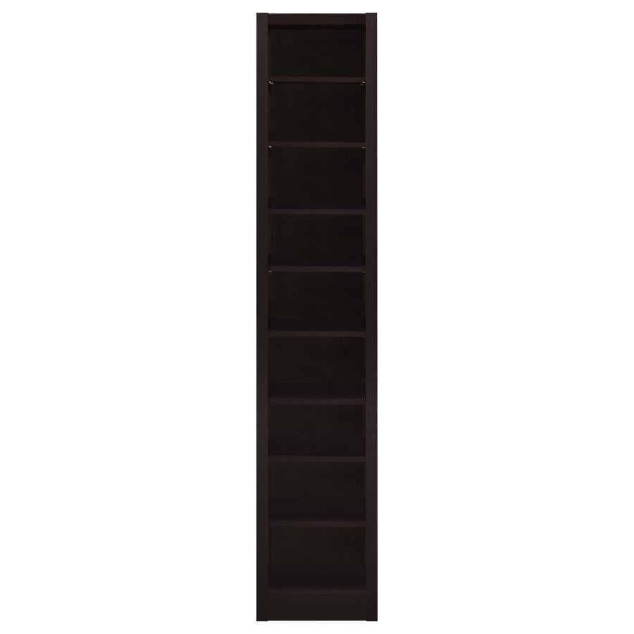 Eliam 71-inch 8-shelf Bookcase Cappuccino