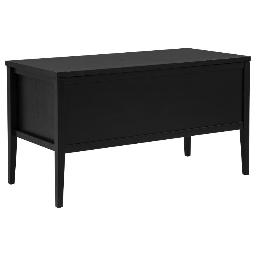 Graham 4-Drawer Lift-Top Computer Desk Black
