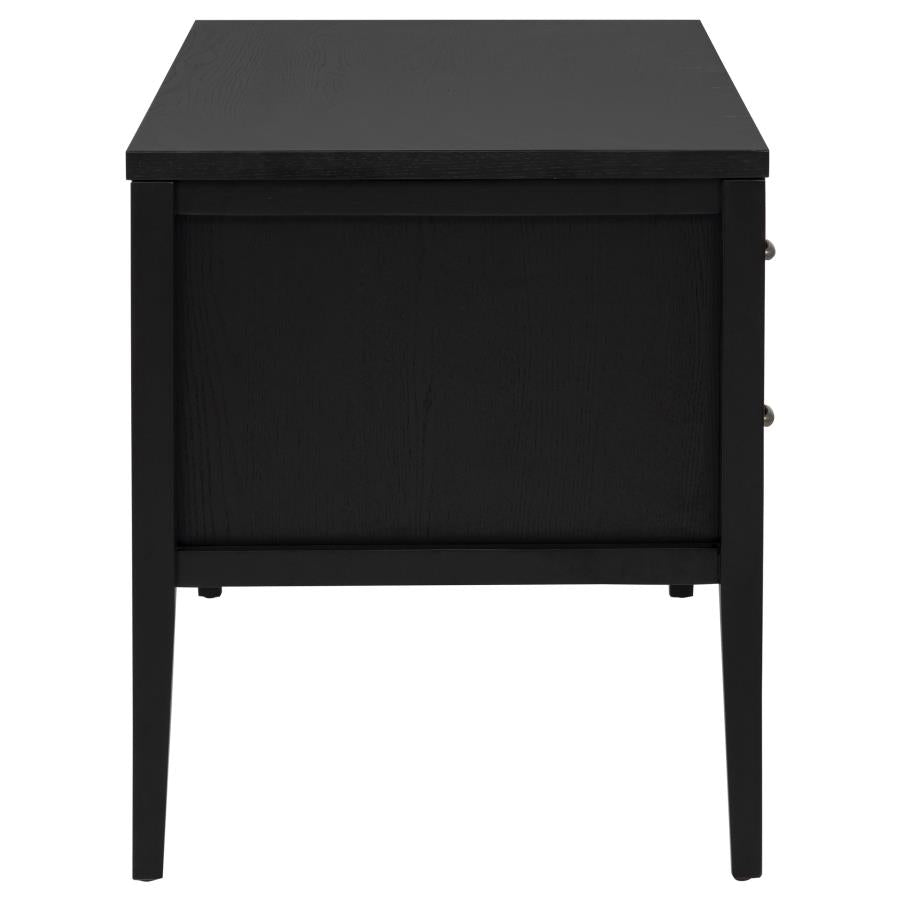 Graham 4-Drawer Lift-Top Computer Desk Black