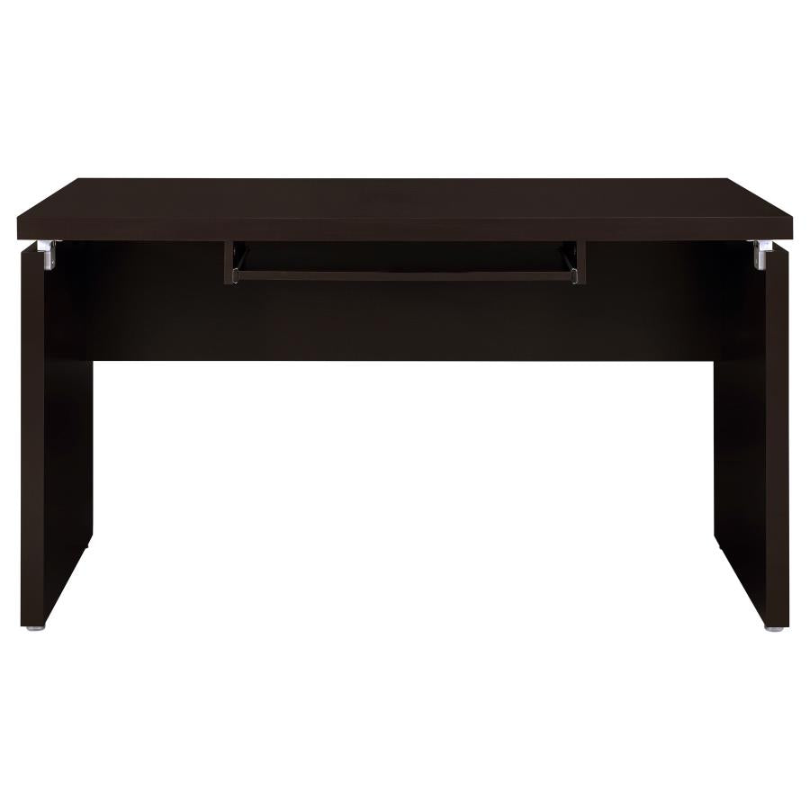 Skylar 83-inch L-Shaped Office Computer Desk Cappuccino