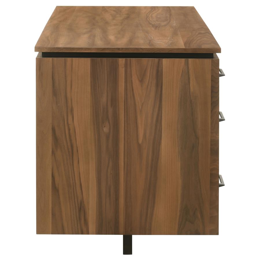 Berhalter 6-Drawer Double Pedestal File Computer Desk