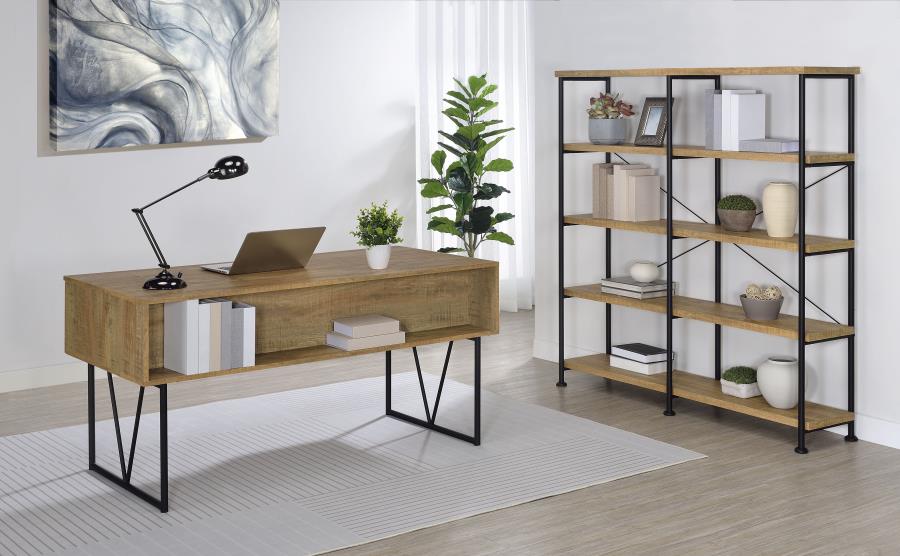Analiese 63-inch 4-drawer Writing Desk Mango