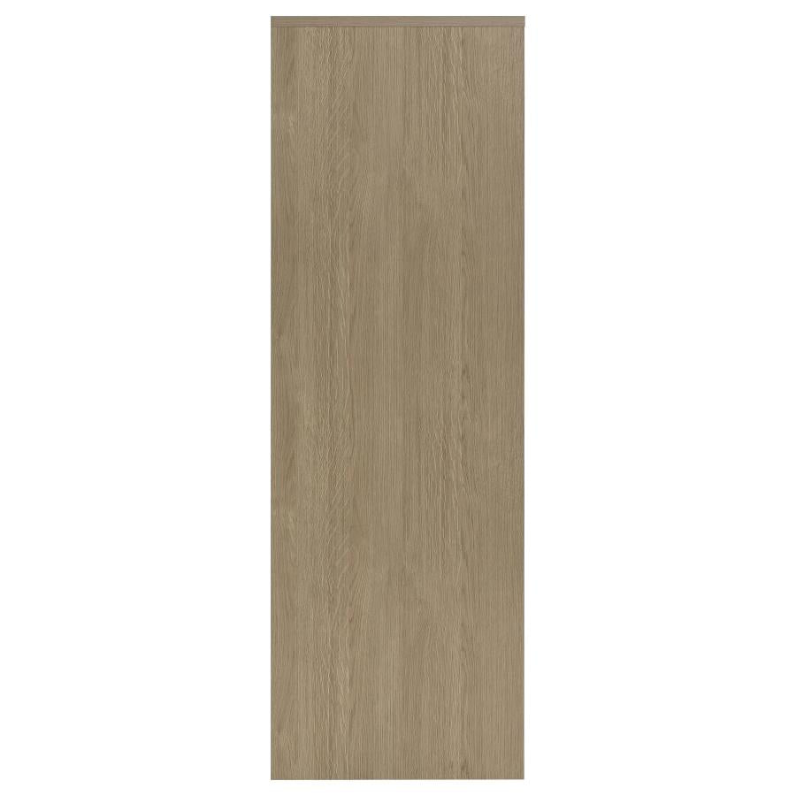 Cerda 3-door Bedroom Wardrobe Storage Cabinet Armoire Latte