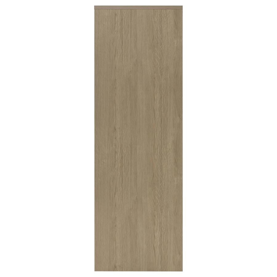 Cerda 3-door Bedroom Wardrobe Storage Cabinet Armoire Latte